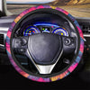 Abstract Geometric Grunge Steering Wheel Cover-grizzshop