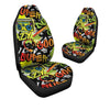 Abstract Graffiti Drips Print Car Seat Covers-grizzshop