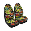 Abstract Graffiti Drips Print Car Seat Covers-grizzshop