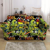 Abstract Graffiti Drips Print Loveseat Cover-grizzshop
