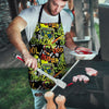 Abstract Graffiti Drips Print Men's Apron-grizzshop