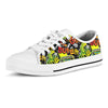 Abstract Graffiti Drips Print Men's Low Top Shoes-grizzshop