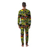 Abstract Graffiti Drips Print Men's Pajamas-grizzshop