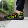 Abstract Graffiti Drips Print Men's Sneakers-grizzshop