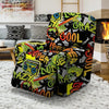 Abstract Graffiti Drips Print Recliner Cover-grizzshop