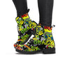 Abstract Graffiti Drips Print Women's Boots-grizzshop