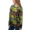 Abstract Graffiti Drips Print Women's Sweatshirt-grizzshop