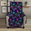 Abstract Graffiti Emoji Print Pattern Armchair Protector-grizzshop