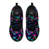 Abstract Graffiti Emoji Print Pattern Black Sneaker-grizzshop