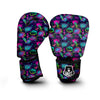 Abstract Graffiti Emoji Print Pattern Boxing Gloves-grizzshop