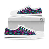 Abstract Graffiti Emoji Print Pattern White Low Top Shoes-grizzshop