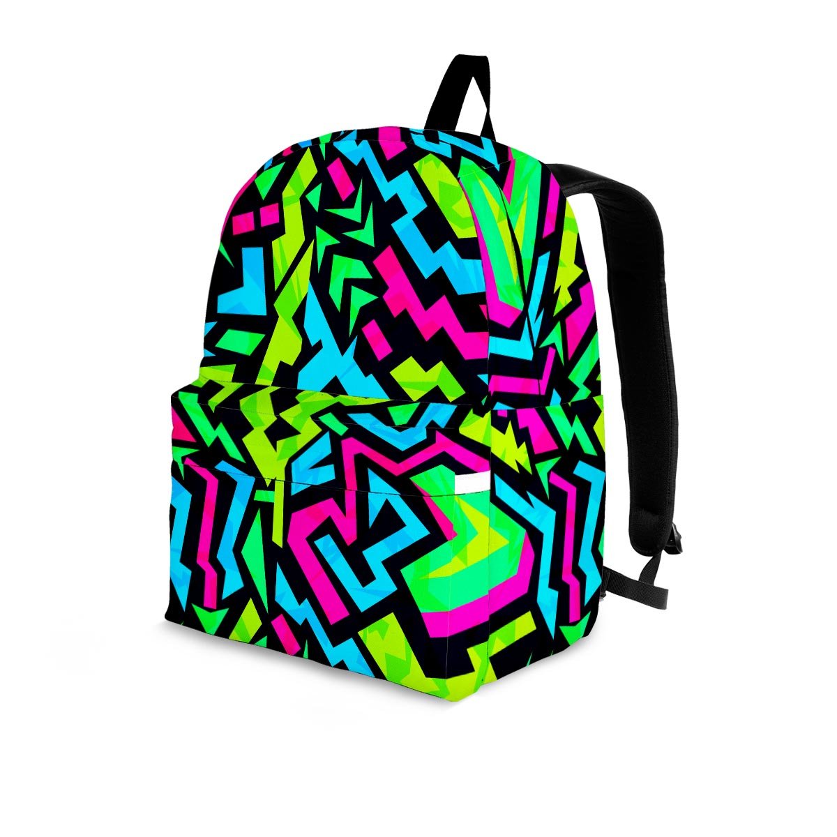 Abstract Graffiti Geometric Backpack-grizzshop