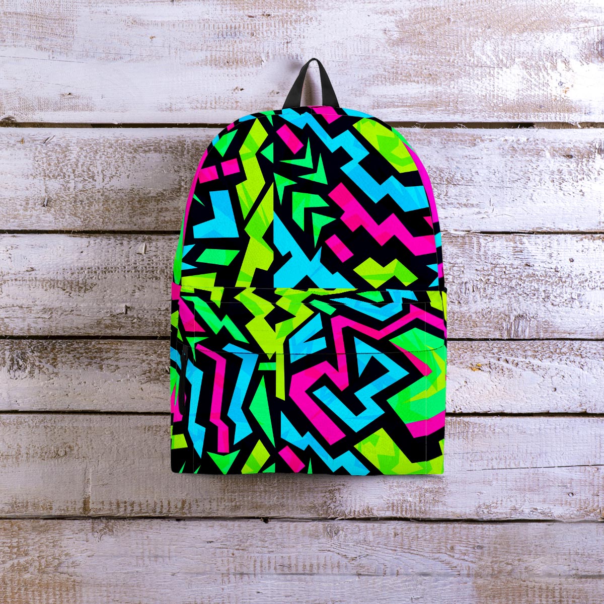 Abstract Graffiti Geometric Backpack-grizzshop