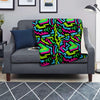 Abstract Graffiti Geometric Blanket-grizzshop