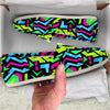 Abstract Graffiti Geometric Canvas Shoes-grizzshop