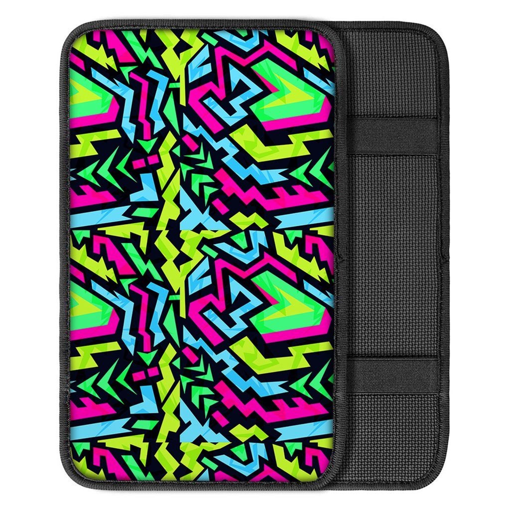 Abstract Graffiti Geometric Car Console Cover-grizzshop