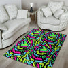 Abstract Graffiti Geometric Floor Mat-grizzshop