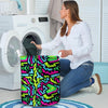 Abstract Graffiti Geometric Laundry Basket-grizzshop