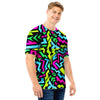 Abstract Graffiti Geometric Men T Shirt-grizzshop