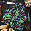 Abstract Graffiti Geometric Men's Apron-grizzshop