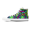 Abstract Graffiti Geometric Men's High Top Shoes-grizzshop