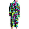 Abstract Graffiti Geometric Men's Robe-grizzshop