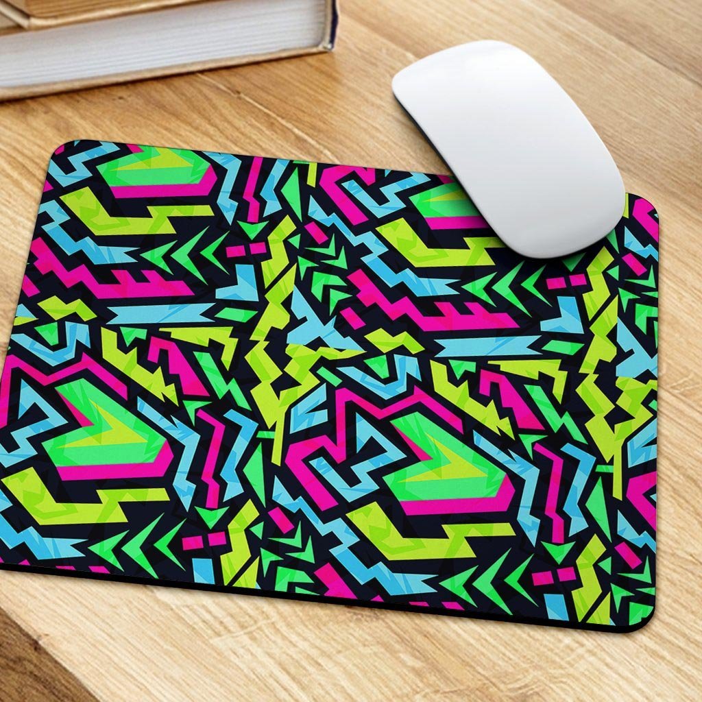 Abstract Graffiti Geometric Mouse Pad-grizzshop