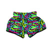 Abstract Graffiti Geometric Muay Thai Boxing Shorts-grizzshop