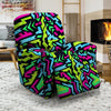 Abstract Graffiti Geometric Recliner Cover-grizzshop