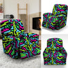 Abstract Graffiti Geometric Recliner Cover-grizzshop