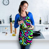 Abstract Graffiti Geometric Women's Apron-grizzshop