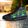 Abstract Graffiti Geometric Women's High Top Shoes-grizzshop