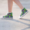 Abstract Graffiti Geometric Women's High Top Shoes-grizzshop