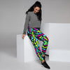 Abstract Graffiti Geometric Women's Joggers-grizzshop