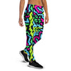 Abstract Graffiti Geometric Women's Joggers-grizzshop