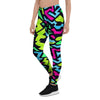 Abstract Graffiti Geometric Women's Leggings-grizzshop