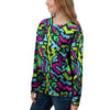 Abstract Graffiti Geometric Women's Sweatshirt-grizzshop