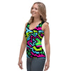 Abstract Graffiti Geometric Women's Tank Top-grizzshop