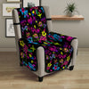 Abstract Graffiti Girlish Spray Paint Print Pattern Armchair Protector-grizzshop