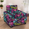 Abstract Graffiti Hiphop Lip Armchair Cover-grizzshop