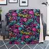 Abstract Graffiti Hiphop Lip Blanket-grizzshop