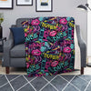 Abstract Graffiti Hiphop Lip Blanket-grizzshop