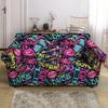 Abstract Graffiti Hiphop Lip Loveseat Cover-grizzshop