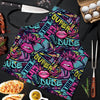 Abstract Graffiti Hiphop Lip Men's Apron-grizzshop