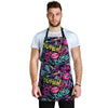 Abstract Graffiti Hiphop Lip Men's Apron-grizzshop