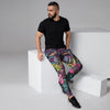 Abstract Graffiti Hiphop Lip Men's Joggers-grizzshop