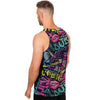 Abstract Graffiti Hiphop Lip Men's Tank Tops-grizzshop