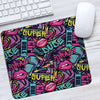 Abstract Graffiti Hiphop Lip Mouse Pad-grizzshop