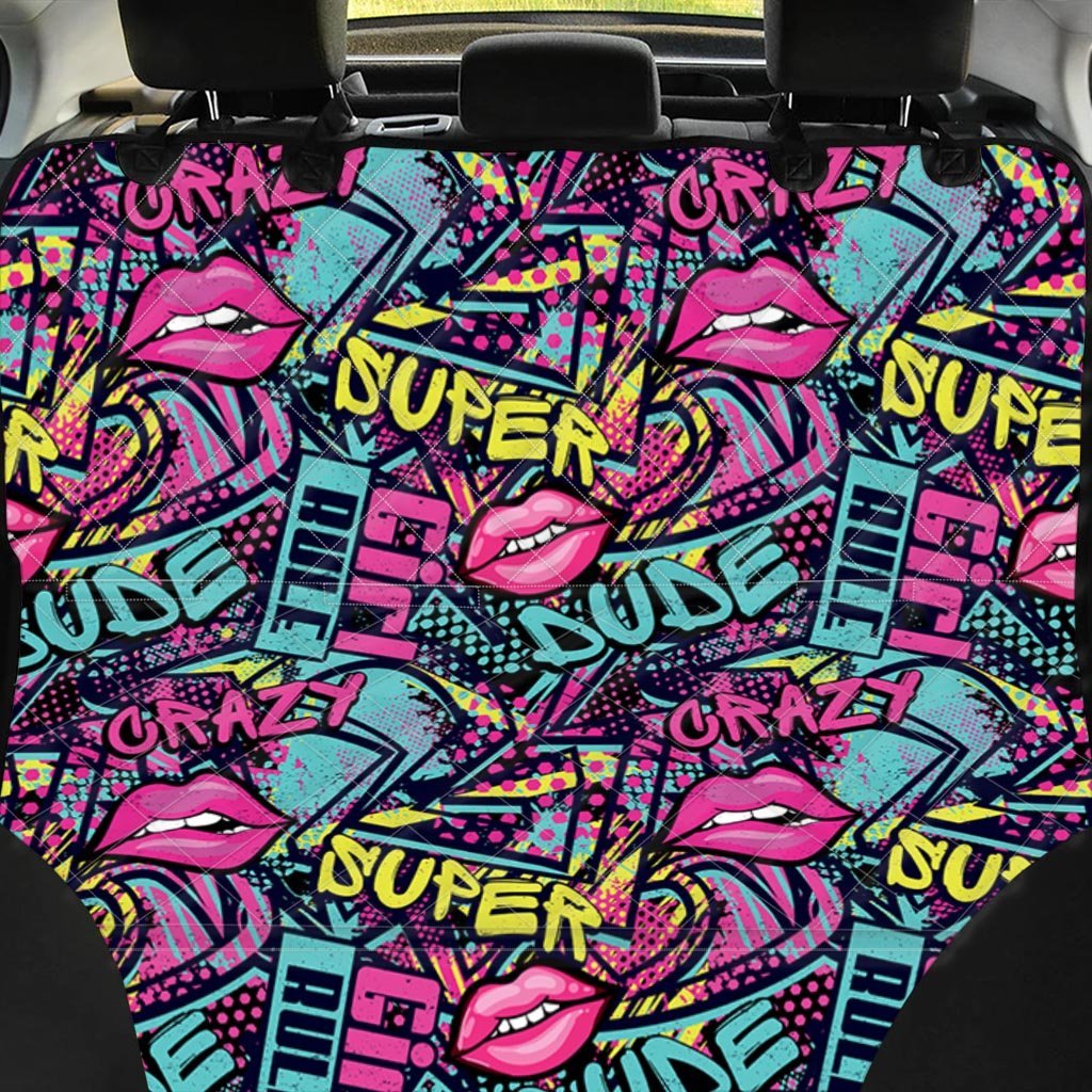 Abstract Graffiti Hiphop Lip Pet Car Seat Cover-grizzshop