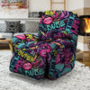 Abstract Graffiti Hiphop Lip Recliner Cover-grizzshop